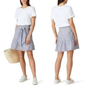 Parker Fleur Combo Stretch-Cotton Ruffle Dress